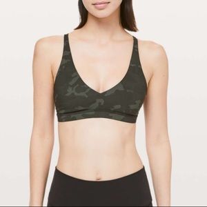lululemon freely flexed bra incognito camo sz 8